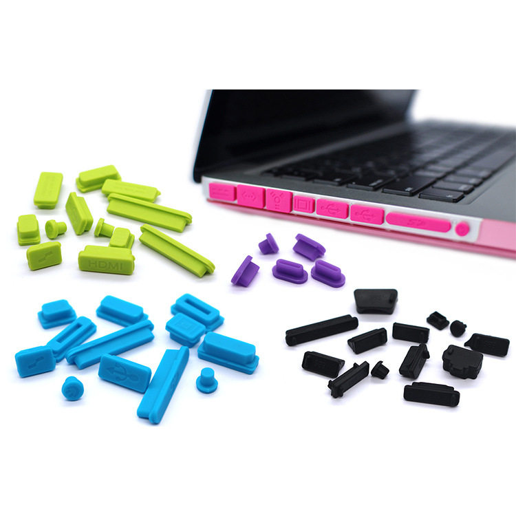 Laptop Dust Plug Silicone Neutral Computer Accessories USB Interface 3.0 HDMI Port Set