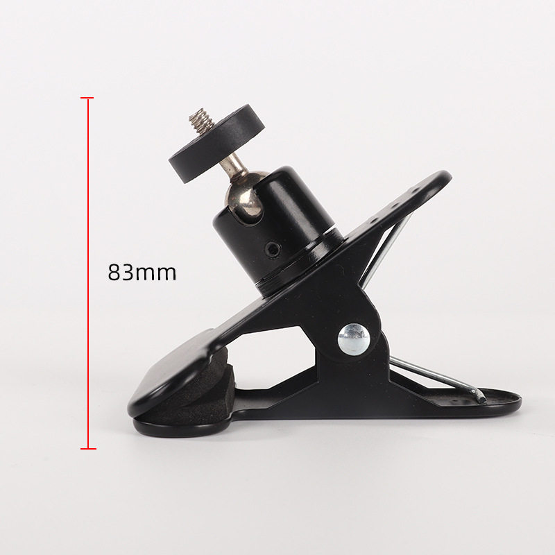 Mobile phone live desktop fill light bracket photographic equipment SLR camera accessories aluminum alloy pan-tilt clamp