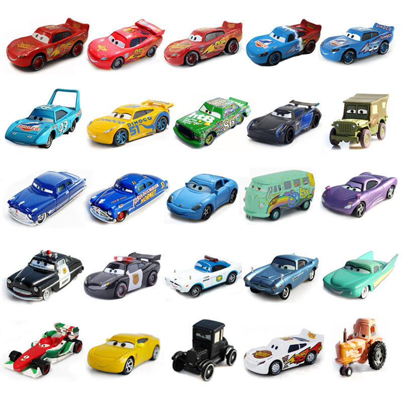 รถยนต์ รถโลหะผสม Lightning McQueen Road Fighter Sally คอลเลก...