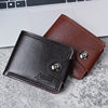 Factory wholesale men's wallet casual youth buckle coin purse multi-functional multi-card male card holder card holder