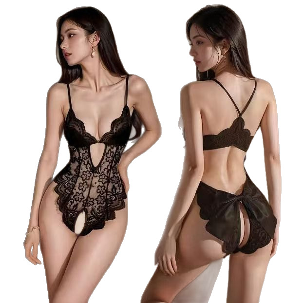 情趣内衣女性感激情风大尺度免脱连体诱惑睡衣战袍带胸垫诱惑大码