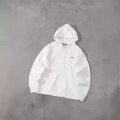 Cross-Border Men's Spring and Autumn Casual Zipper Cardigan Sweatshirt Original Label Embroidered Fashion Hooded Jacket New French Crocodile Sweatshirt