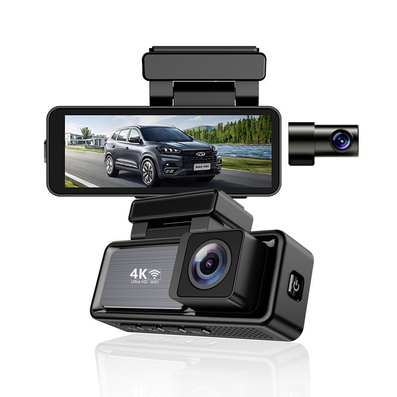 M6 Driving Recorder Ultra-Clear Front 4K Rear 2.5Kwifi Interconnection Gps Optional 24-Hour Parking Monitoring Source