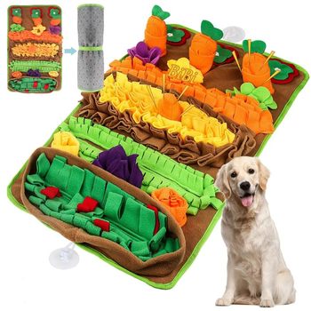 Pet Supplies Dog Puzzle Pet Foraging Mat Training Food Hiding Mat Interactive Stress Relief Cat and Dog Toys