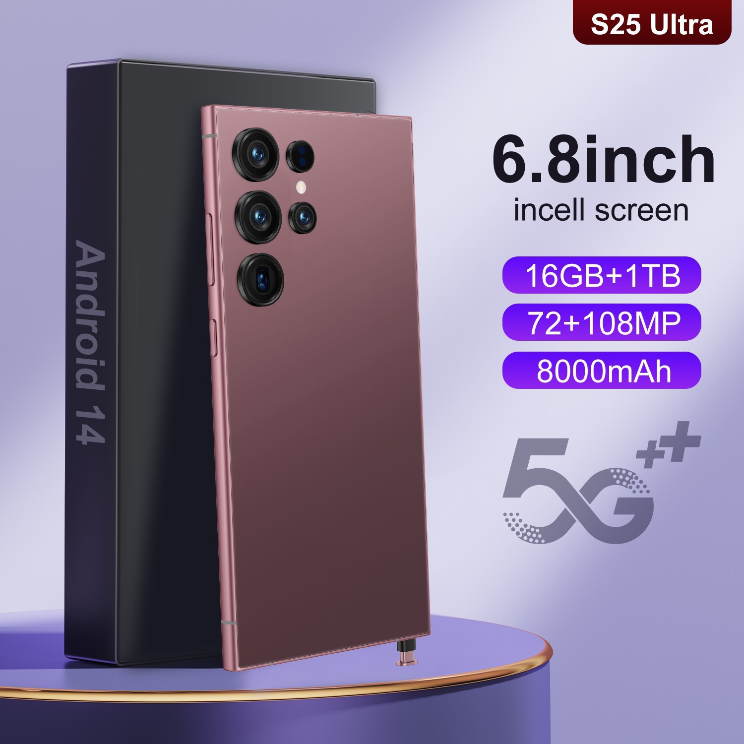外贸畅销款S24Ultra跨境手机含内置笔便捷出行5G现货手机工厂批发