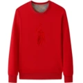 Red 902 100% cotton three-dimensional steel pressing process design