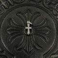 Cx124 white gold small cross lilac diamond