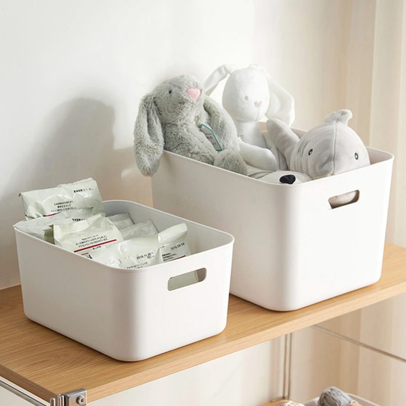 Office Desk Storage Basket Household Bathroom Products Storage Underwear Storage Box Cosmetics Jewelry Medicine Storage with Lid