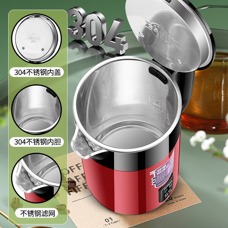 Wanlida Electric Kettle with 304 Stainless Steel Inner Tank, Durable Automatic Insulation Kettle for Home Use, Available for Distribution and Dropshipping
