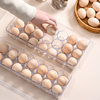Pet10 Grid Refrigerator Egg Storage Box with Lid Kitchen Storage Box Egg Rack Egg Tray Food Preservation Box