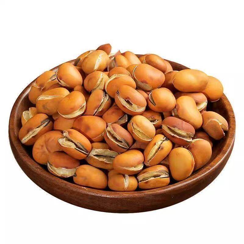 Original Flavor Dried Roasted Broad Beans, Orchid Beans, Nostalgic Snacks, Farm Specialty from Sichuan, Dried Broad Beans in Bulk