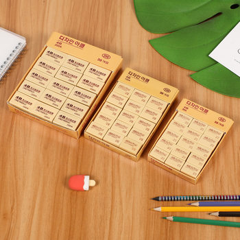 New 4B Eraser Beige Eraser Pupil Painting Soft Eraser Rectangular Pencil Eraser Children's Eraser