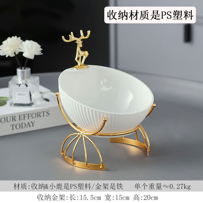 批发轻奢入户玄关放钥匙收纳摆件进门口鞋柜客厅家居装饰品置物架