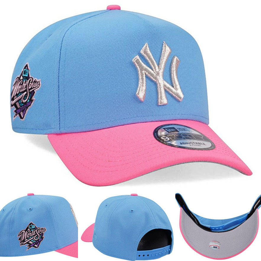 Marca gorra de ajuste M L B gorra de béisbol curva gorra de protección solar gorra de bordado variedad de colores disponibles