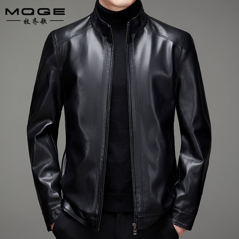 Áo Da Nam Big Size Ngoại Cỡ Dày Ấm Hàng Mùa Xuân Thu Đông