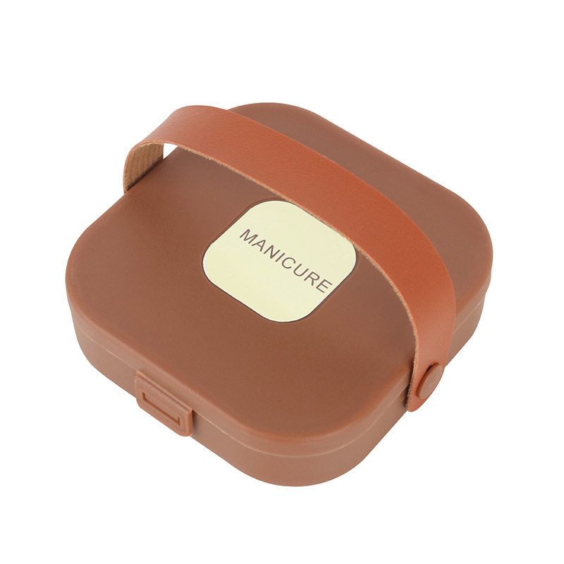 Cross-Border Suitcase 8-Piece Nail Clipper Set Anti-Splash Nail Clipper Portable Manicure Tool Nail Clipper Set