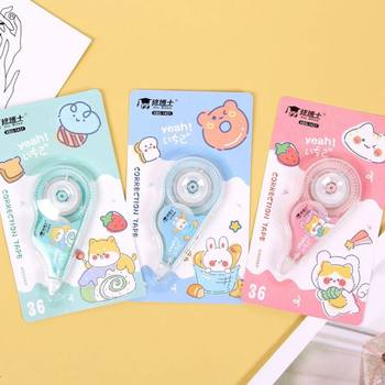 Correction Tape Cartoon Cute Student High-Value Correction Tape Error Correction Tape Refillable Mini Correction Tape Wholesale