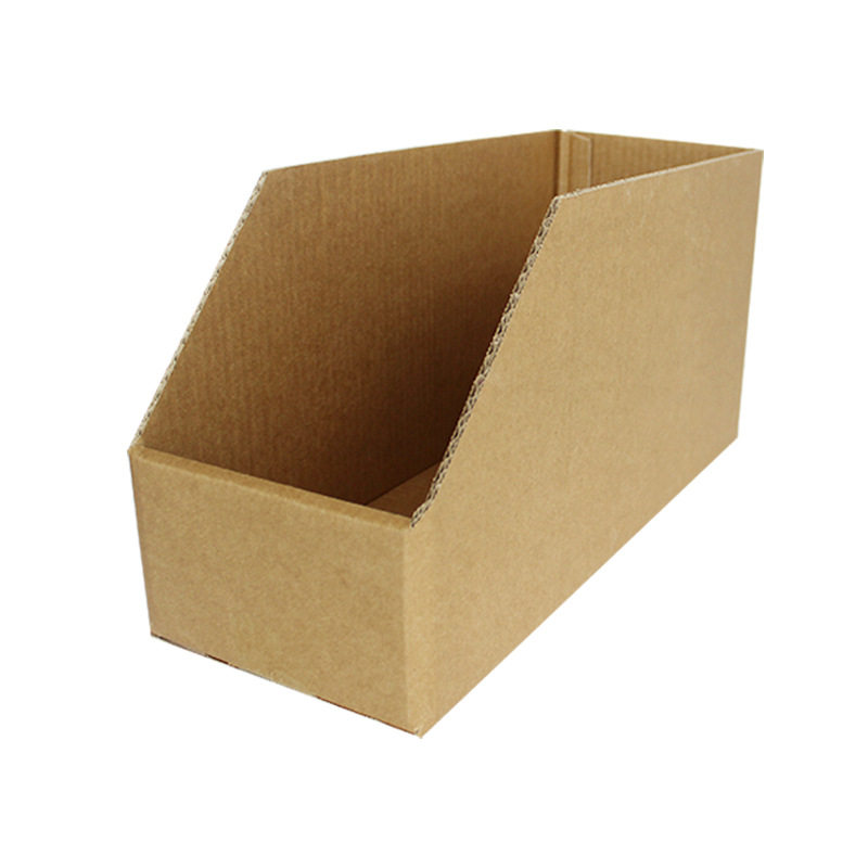Shelf Carton Oblique Mouth Sorting and Hardened Five-Layer Super-Hard Sorting Storage Carton Ready-Made Sorting Storage Box