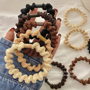 Simple Value Durable Hair Rope Ball Hair Rope Simple Rubber Band High Elastic Non-Slip Hair Band Women's Hair Accessories