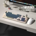 L98 tri-mode keyboard (gunmetal gray) + t6 tri-mode mouse (white)