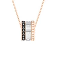 Three-ring transfer bead necklace