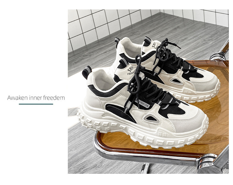 Popular online popular men's shoes New Spring versatile casual height increasing white sports Hong Kong style Daddy ins fashion shoes 6 O1CN01icW03V1fAw5W9i2hF !!2216819813967 0 cib