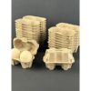 2026 Disposable Egg Tray 2 Pieces of Pulp Egg Box Egg Tray with Lid Packaging Box Earth Egg Gift Box Year of the Horse