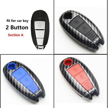 Suitable for Qiyue Lingziwei Suzuki Carbon Fiber Car Key Cover, Car Key Protective Cover, Car Key Bag