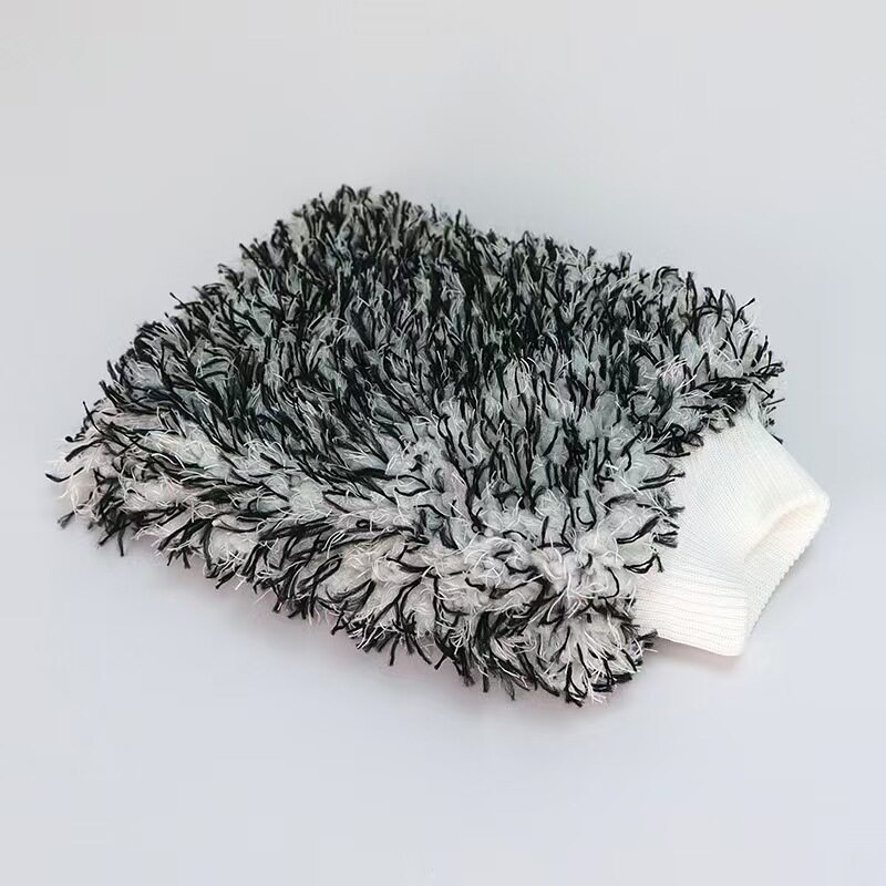 สั่งซื้อนำเข้า ถุงมือทำความสะอาด Chenille แบบข้ามพรมแดนไมโครไฟเบอร์ดูดซับปะการังกำมะหยี่ถุงมือล้างรถขนาดใหญ่อุปกรณ์ล้างรถ จากจีน