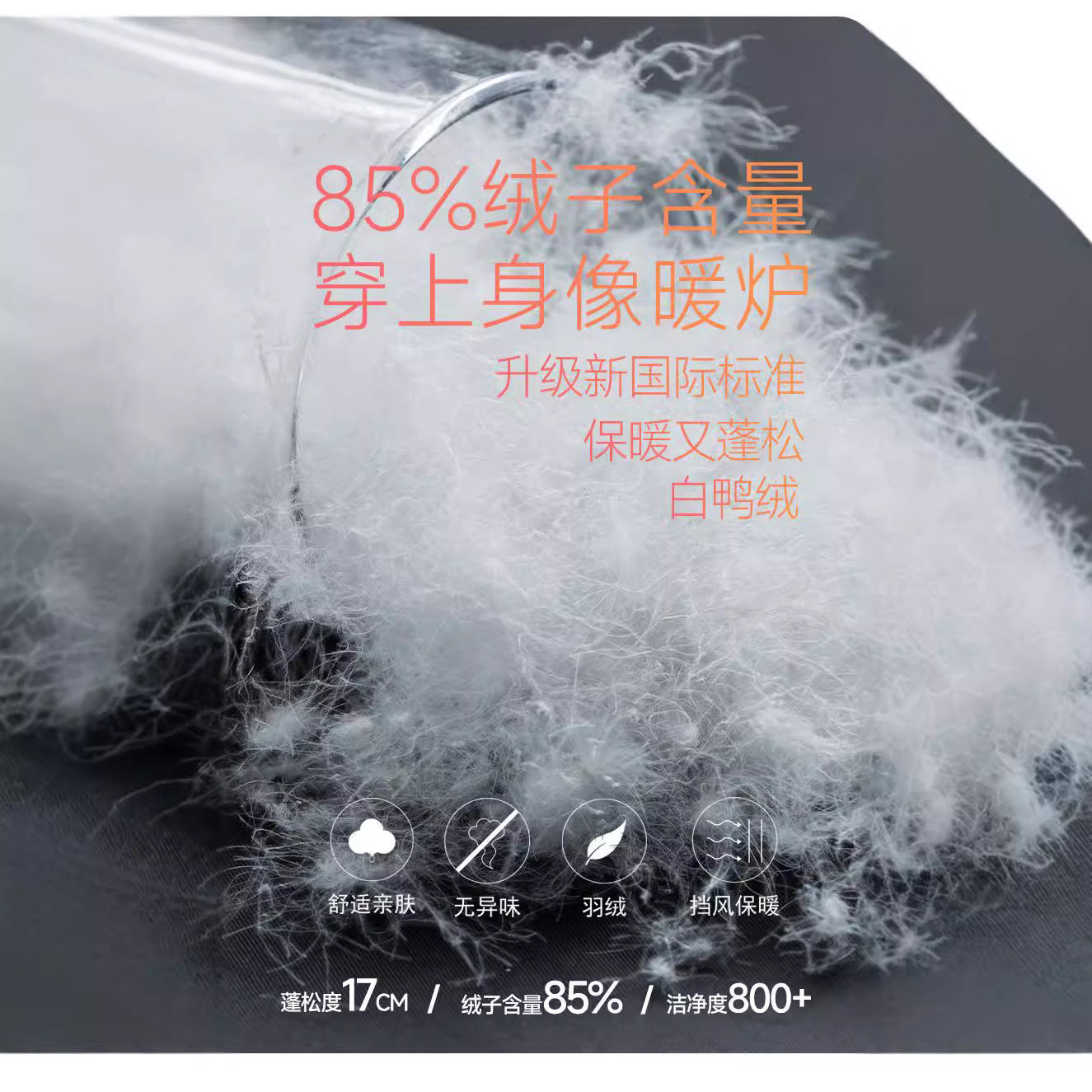 New National Standard White Duck Down Jacket Men's Winter Trendy Brand Coat Boys Thickened Short Winter Clothes with Vertical Collar Bread Suit