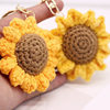 Hand-woven persimmon key chain bag pendant plush cute one-shot key gift pendant