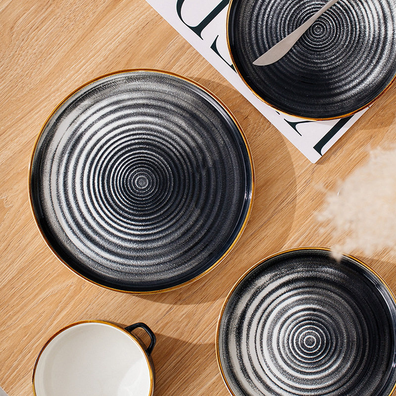 2025 New Bowl and Plate Set Complete Set Bowl and Plate Set Complete Set Ceramic Cup Mug Ceramic Bowl Plate Customization