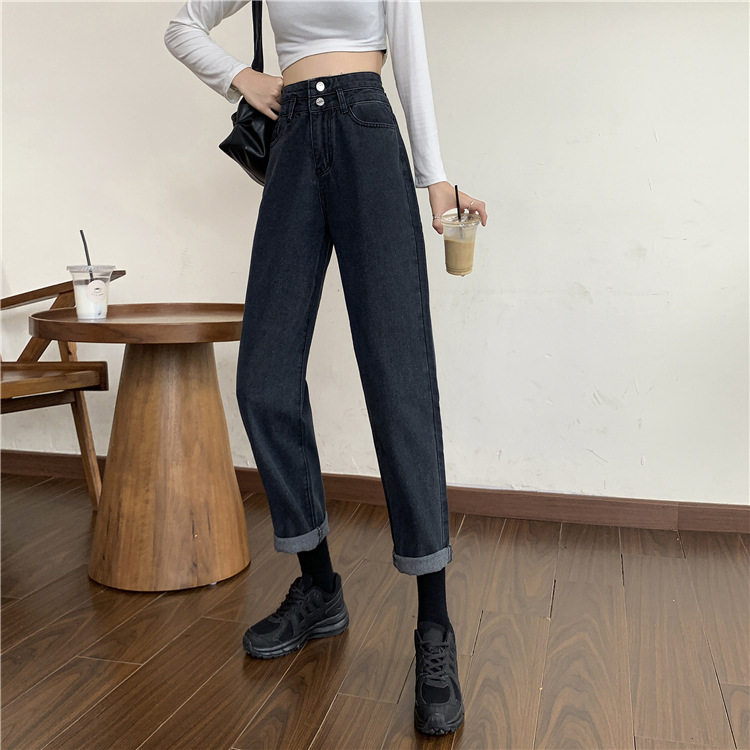 High Waisted Wide Leg Jeans for Women Slim Fit Versatile Comfortable Spring Fashion Wholesale Available
