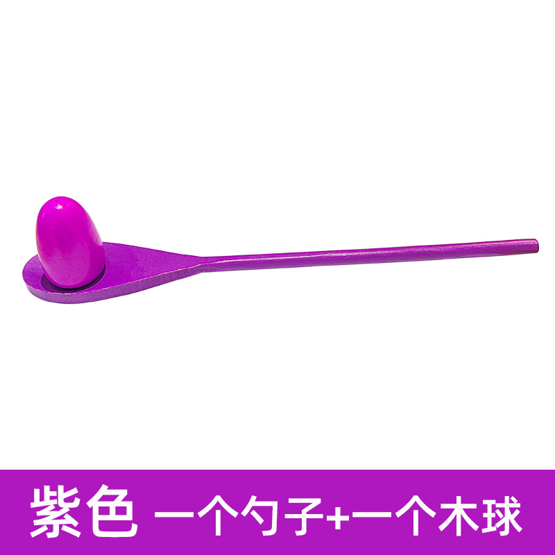 幼儿园平衡棒木勺托蛋游戏户外趣味活动早教感统平衡团建趣味活动