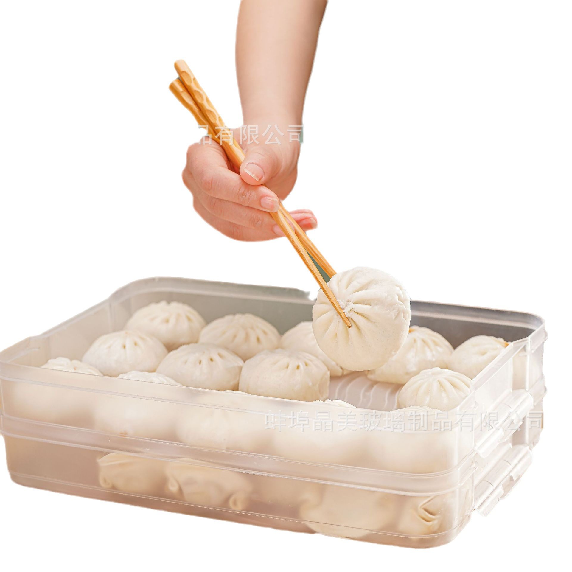 Multi-layer dumpling box for household refrigerator food grade preservation storage box dumpling making artifact large capacity freezer box