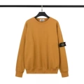 Orange stone island - crew neck sweatshirt