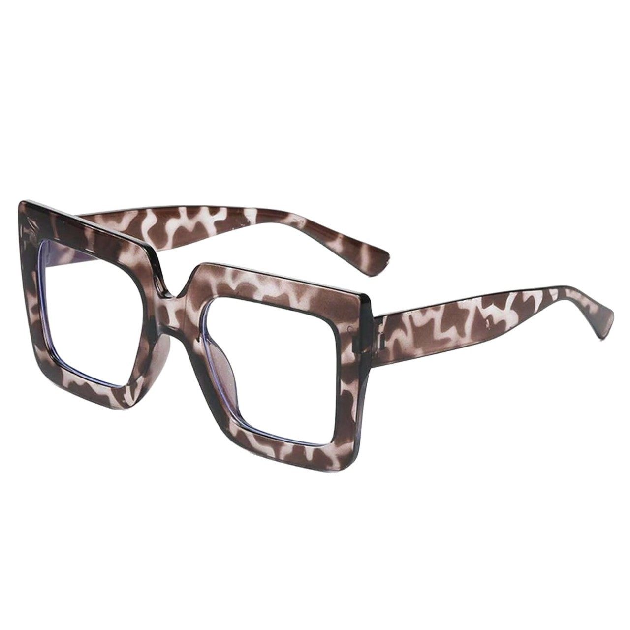 Square Simple Flat Mirror Women's 2024 New Glasses Frame Fashion Popular European and American Ins Anti-Blue Light Glasses Frame