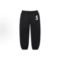 Black/s embroidered sweatpants