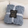 Foreign Trade Blanket Bedroom Air Conditioning Blanket Milk Plush Blanket Taffeta Jacquard Blanket Single Layer Blanket Nap Blanket Batch
