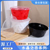 Thai box beauty 1250,1500,1750 bowl disposable packing box with lid take-out net red thickened maocha round