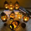 Halloween Pumpkin Lantern Ornaments, Kidsren's Satchel Night Lights, Secret Room Haunted House Horror Atmosphere Decorative Lights, Retro Oil Lamps