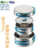 Customized Stainless Steel Camping Picnic Outdoor Ultra-Light Pot Set Portable Split Mountaineering Pot Set Foreign Trade