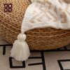 Bohemian half-side velvet knitted blanket bed blanket sofa blanket office lunch break blanket photo props