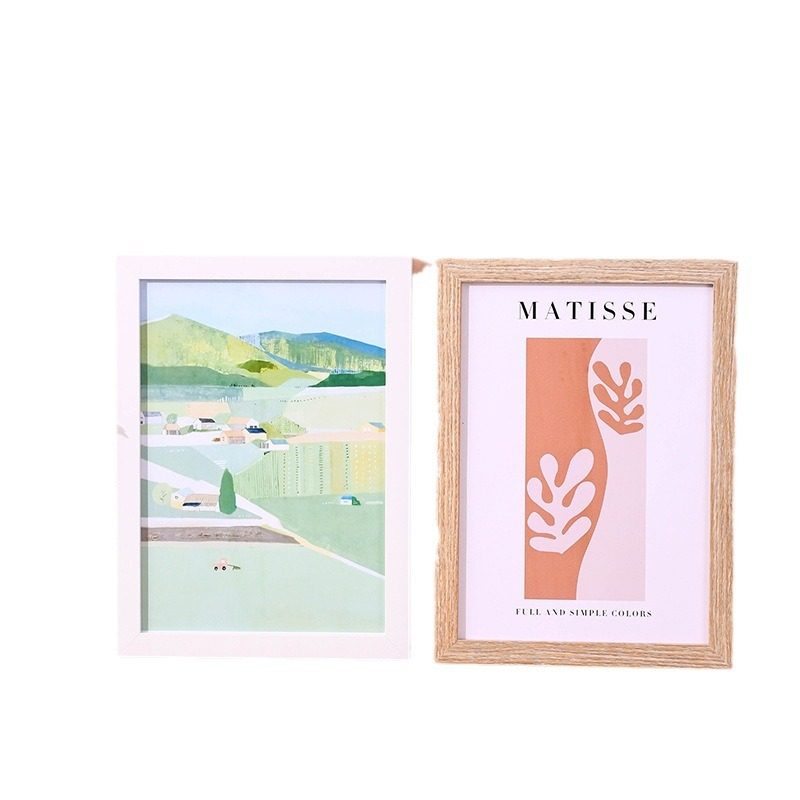 Simple Large-Size Wooden Photo Frame 16inch A3 Puzzle Framed Wall Hanging Picture Frame Business License Table Wholesale