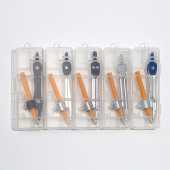 New Creative Stationery Metal Compass Set Painting Design Drawing Tools Primary and Secondary School Students Exam Circle Drawing Tools