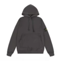 Dark Gray Stone Island Hooded Sweatshirt