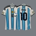 2026 world cup argentina home jersey + #10 messi print