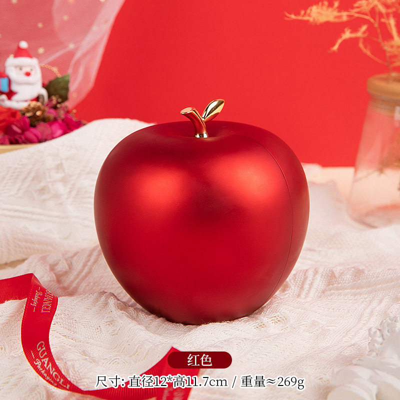 Cross-border Hot-selling Rose Apple Double-opening Jewelry Box Valentine's Day Tanabata High-end Gift Box Christmas Gift Box