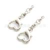 Zinc Alloy Heart-Shaped Buckle Doll Keychain Lobster Clasp Pendant Accessory DIY Gift Hook Christmas Limited Edition