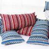 Bohemian Cotton and Linen Pillow Case Ethnic Style Decoration Long Cushion Homestay Terrace Photo Studio Shooting Big Pillow